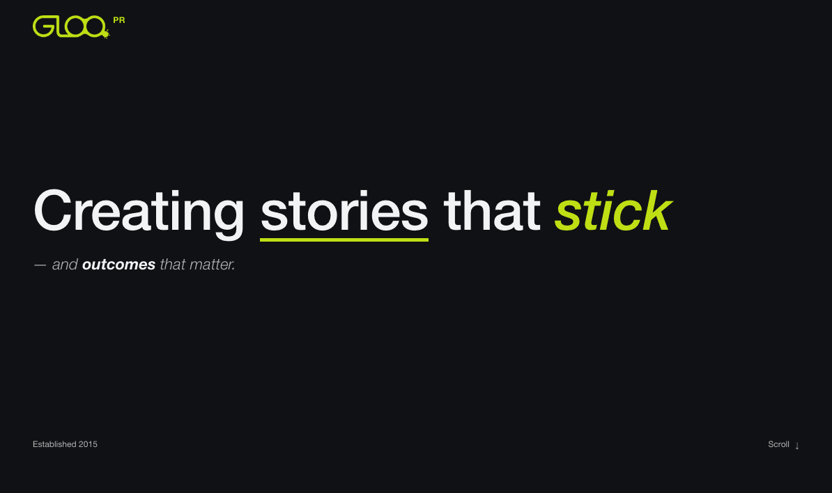 PR Agency Website